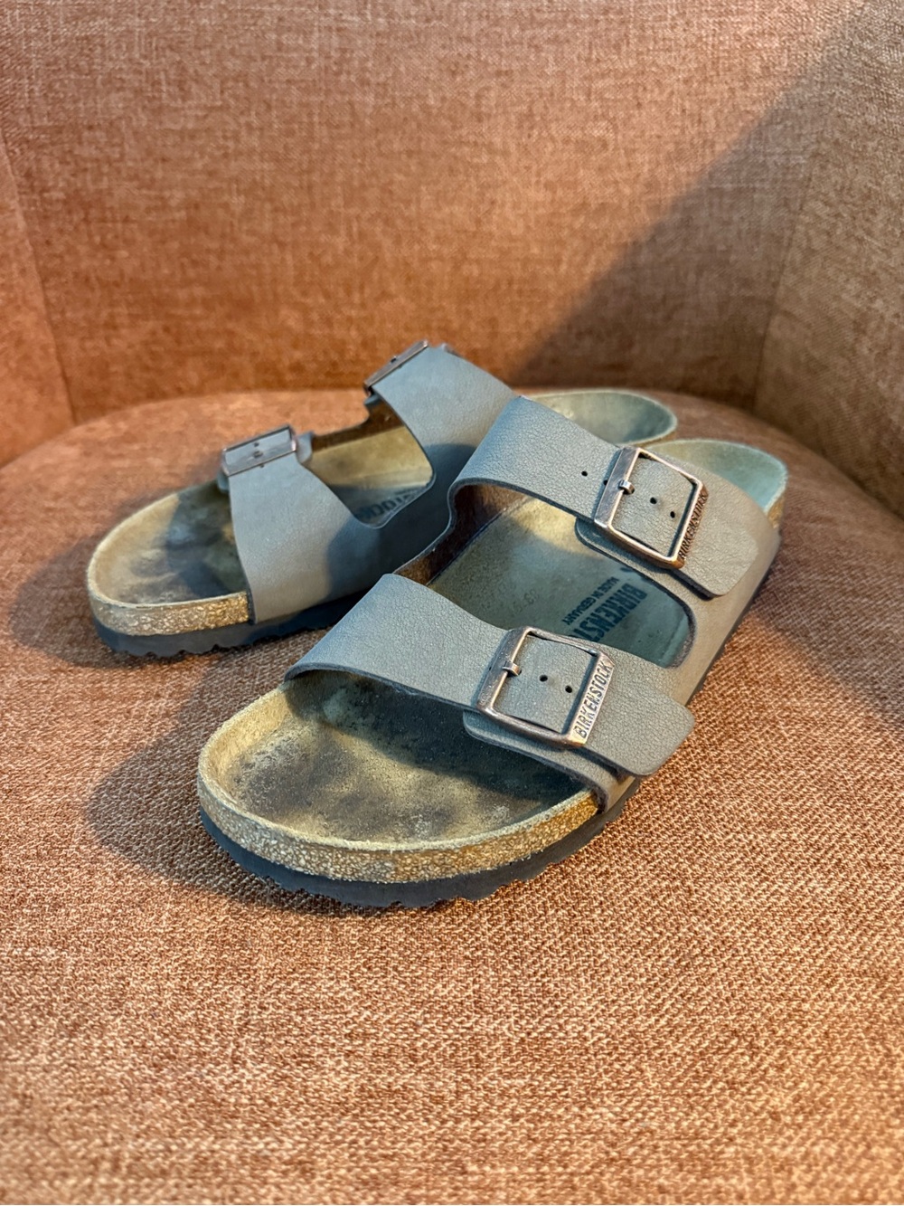Birkenstock Arizona Brown Birkibuc Sandal size 43